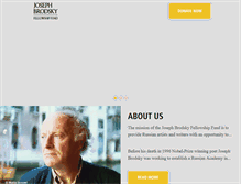 Tablet Screenshot of josephbrodsky.org